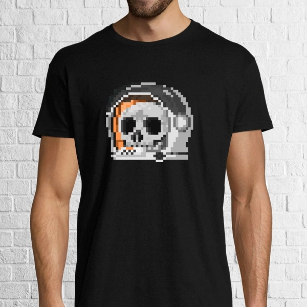 Tricou bărbat - Pixel Skull