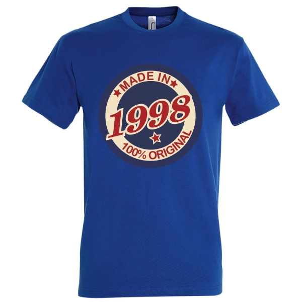 Tricou bărbat - Original 1998 - pentru bărbații născuți în acest an, dar care încă se simt în formă maximă pentru că au „toate piesele originale”. Tricou bărbat - Original 2006
