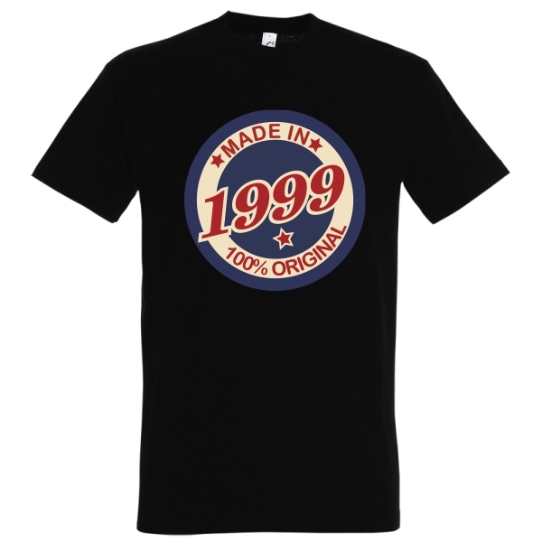 Tricou bărbat - Original 1999 - pentru bărbații născuți în acest an, dar care încă se simt în formă maximă pentru că au „toate piesele originale”. Tricou bărbat - Original 2008
