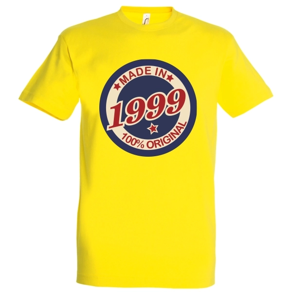 Tricou bărbat - Original 1999 - pentru bărbații născuți în acest an, dar care încă se simt în formă maximă pentru că au „toate piesele originale”. Tricou bărbat - Original 2000