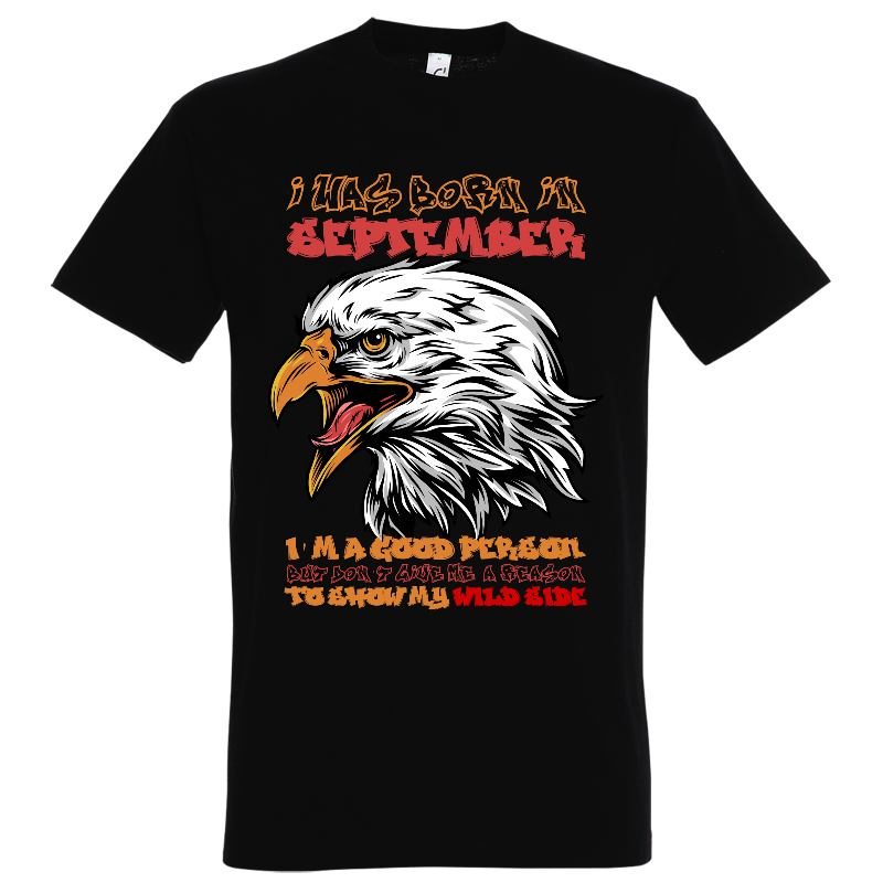 Tricou bărbat - Born Wild in September