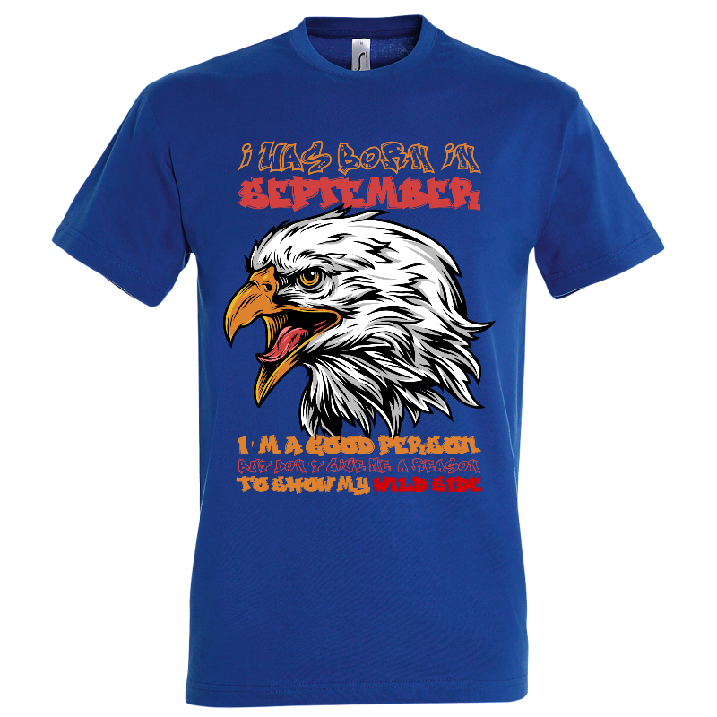 Tricou bărbat - Born Wild in September