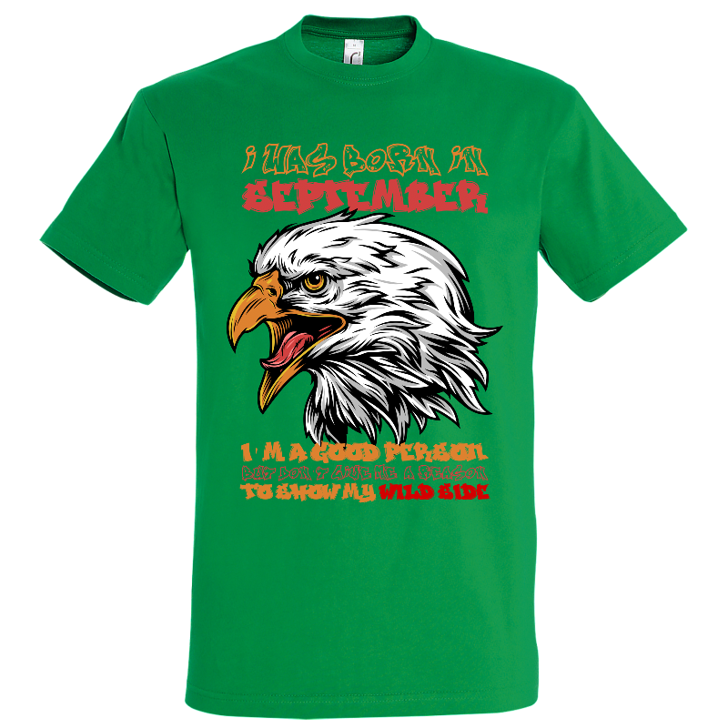 Tricou bărbat - Born Wild in September