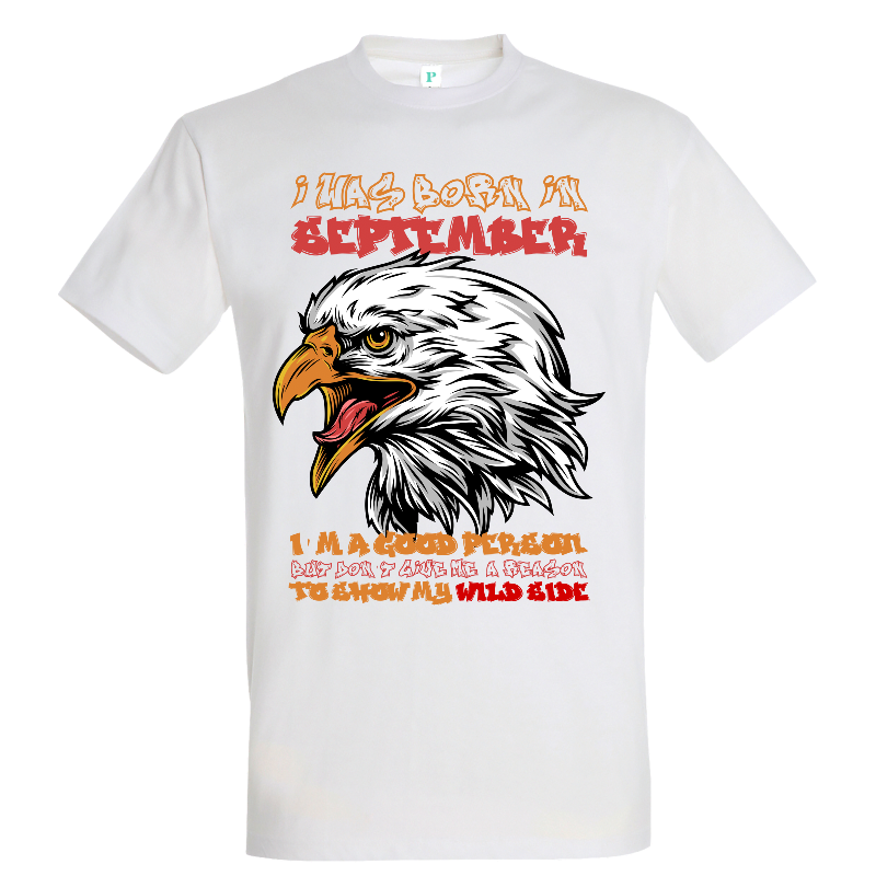 Tricou bărbat - Born Wild in September