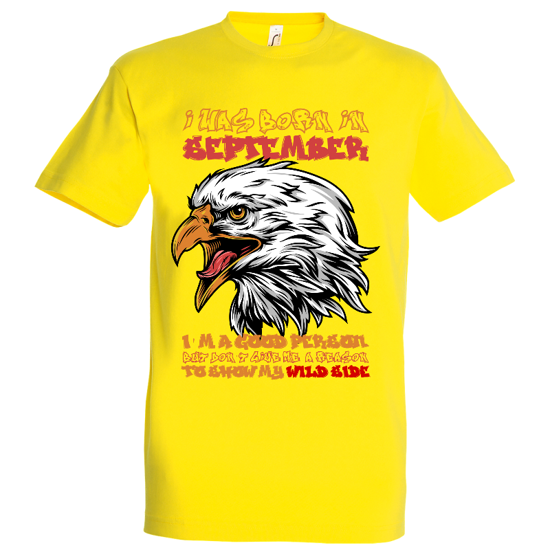 Tricou bărbat - Born Wild in September