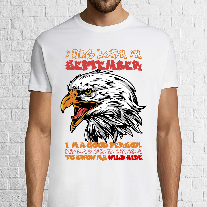 Tricou bărbat - Born Wild in September