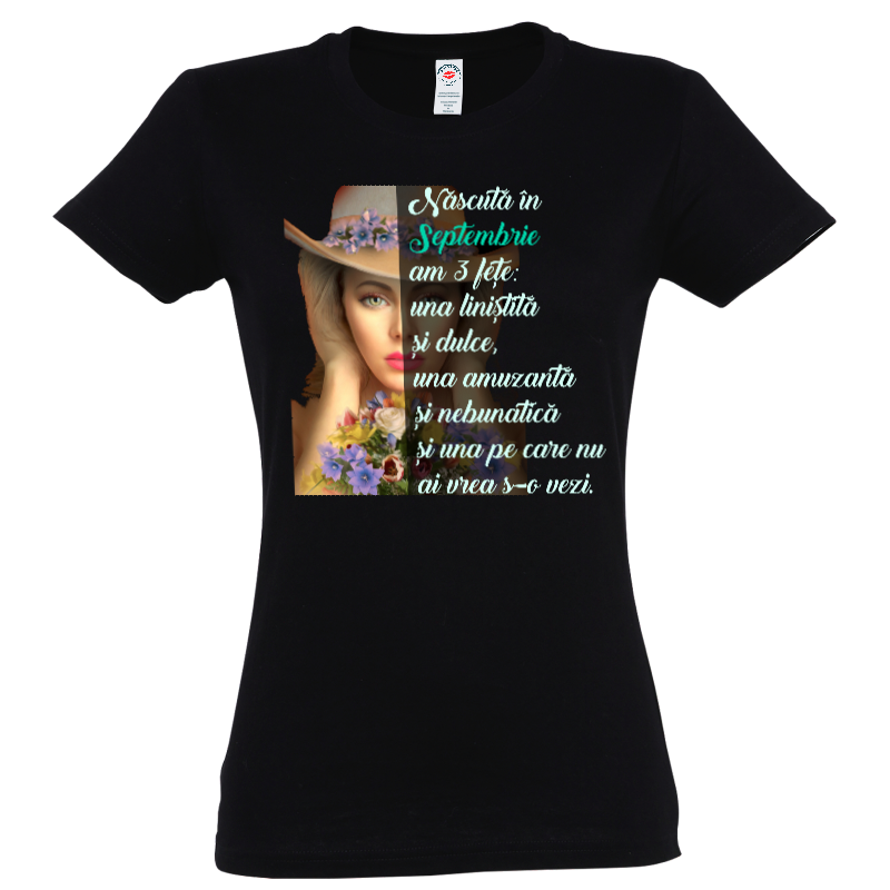 Tricou damă - Născută în Septembrie