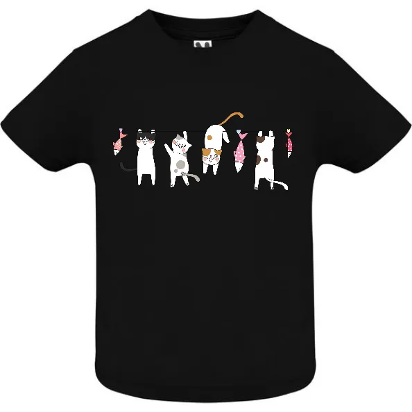 Tricou copii - Pisici pe sârmă