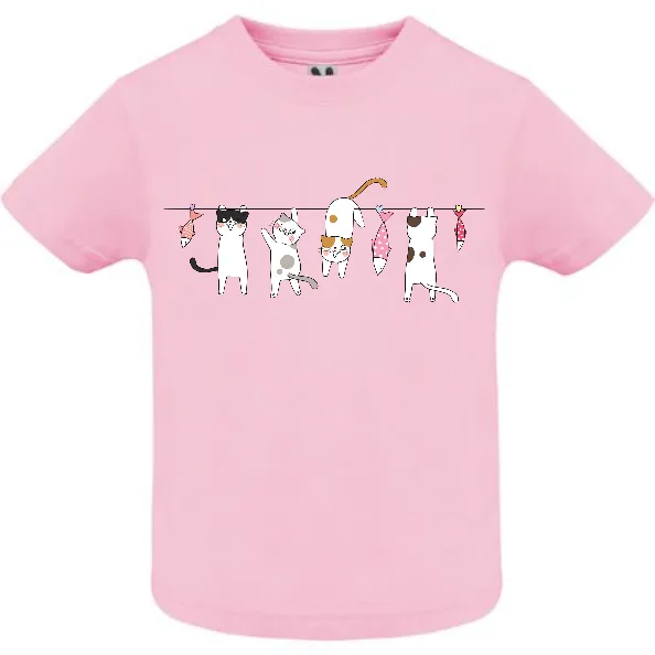 Tricou copii - Pisici pe sârmă