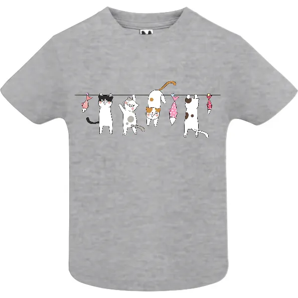 Tricou copii - Pisici pe sârmă