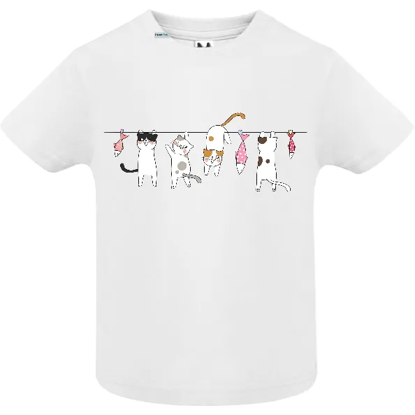 Tricou copii - Pisici pe sârmă