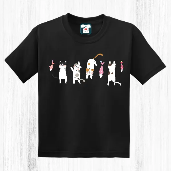 Tricou copii - Pisici pe sârmă