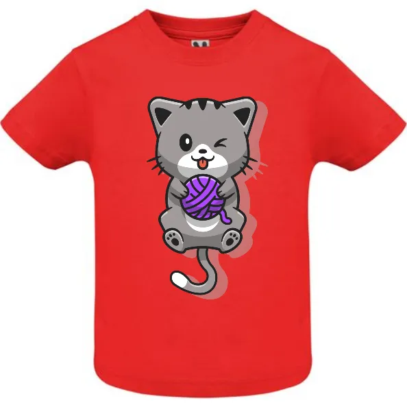 Tricou copii - Pisica cu ghem