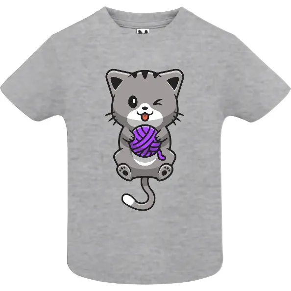 Tricou copii - Pisica cu ghem