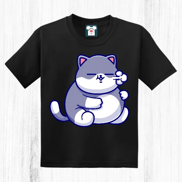 Tricou copil - Pisoi pufăind