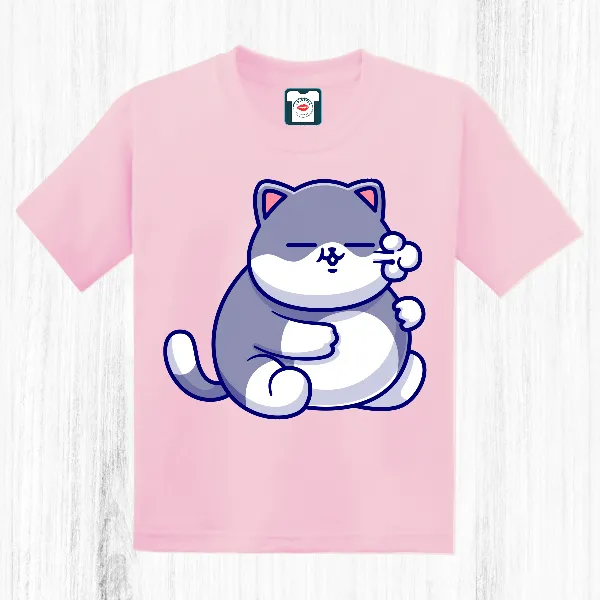 Tricou copil - Pisoi pufăind