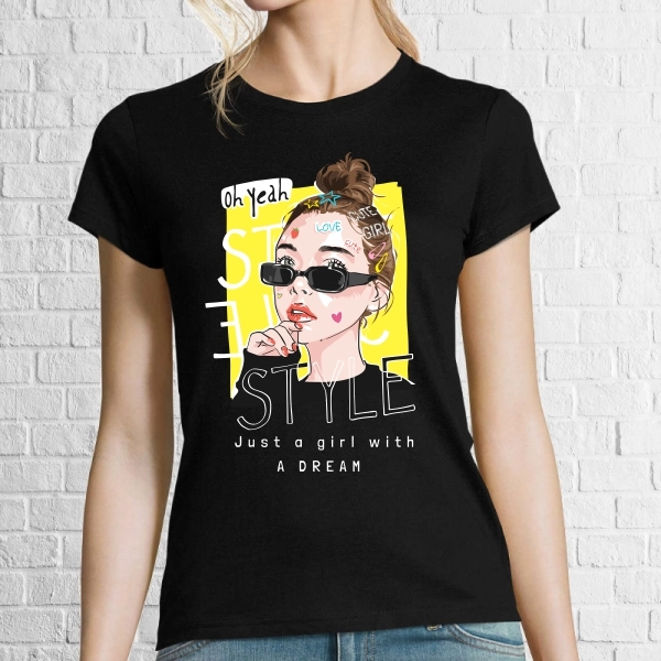 Tricou damă - Girl with Dream
