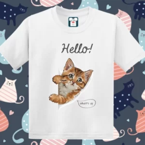 Tricou copil - Hello! What's up!
