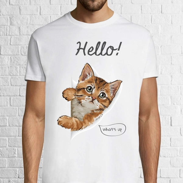 Tricou bărbat - Hello! What's up!