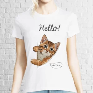 Tricou damă - Hello! What's up!