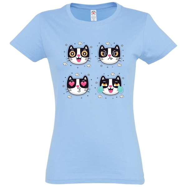 Tricou damă - Manga Cat