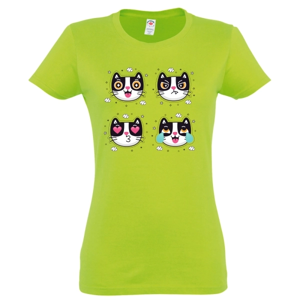 Tricou damă - Manga Cat