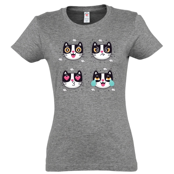 Tricou damă - Manga Cat