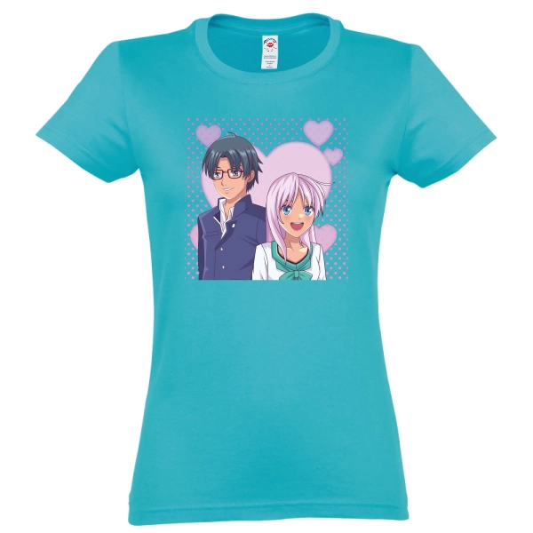 Tricou damă - Cuplu Anime