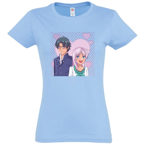 Tricou damă - Cuplu Anime