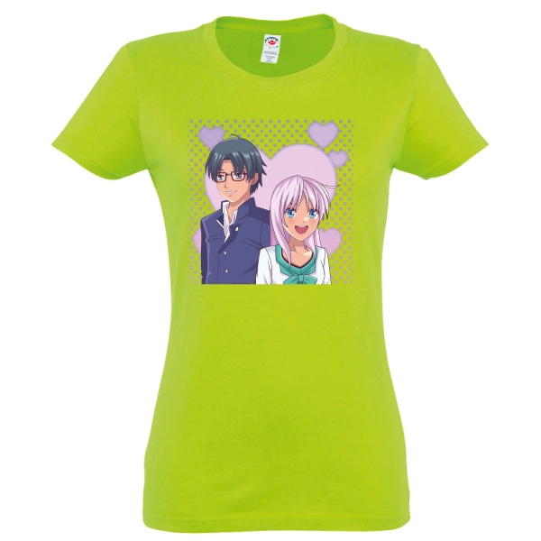 Tricou damă - Cuplu Anime