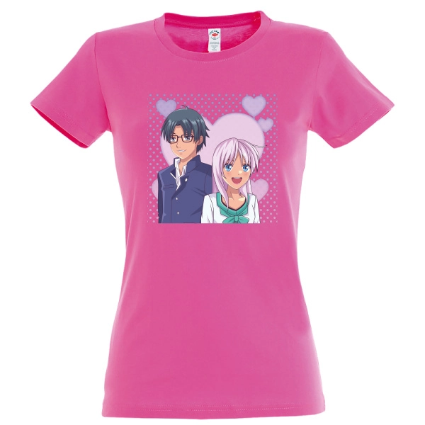 Tricou damă - Cuplu Anime