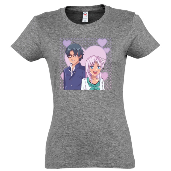 Tricou damă - Cuplu Anime