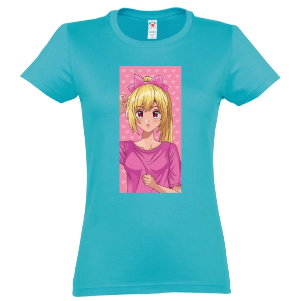 Tricou damă - Fata Manga Tricou damă - Fata Manga