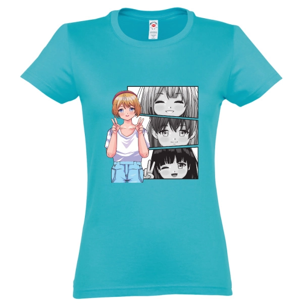 Tricou damă - Manga Girl