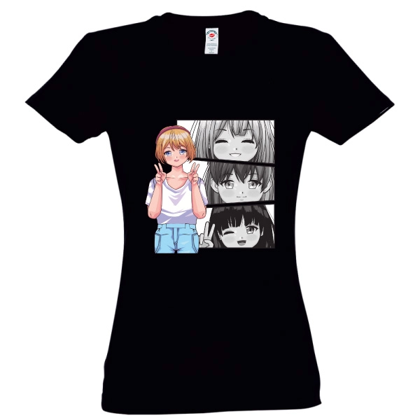 Tricou damă - Manga Girl