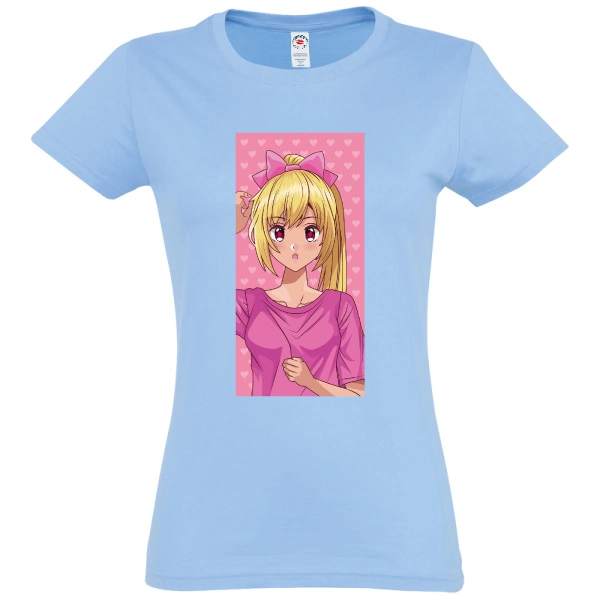 Tricou damă - Fata Manga Tricou damă - Fata Manga