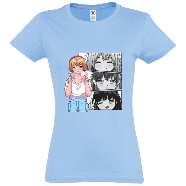 Tricou damă - Manga Girl