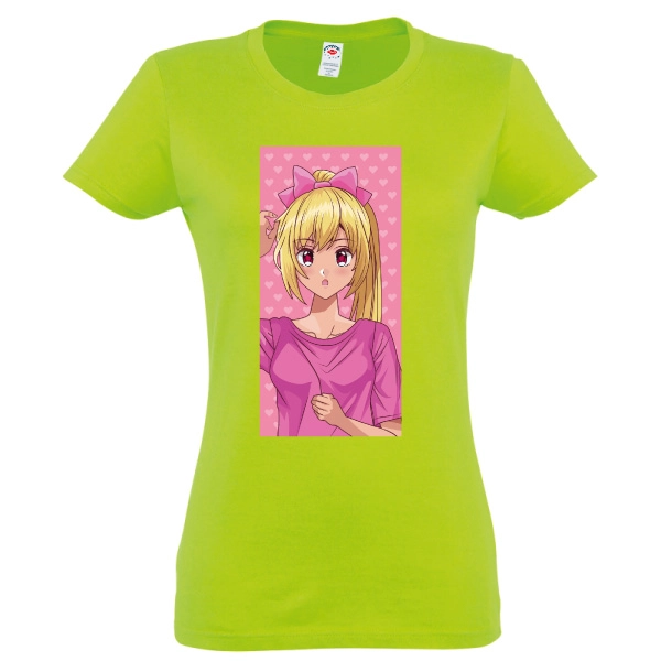 Tricou damă - Fata Manga Tricou damă - Fata Manga