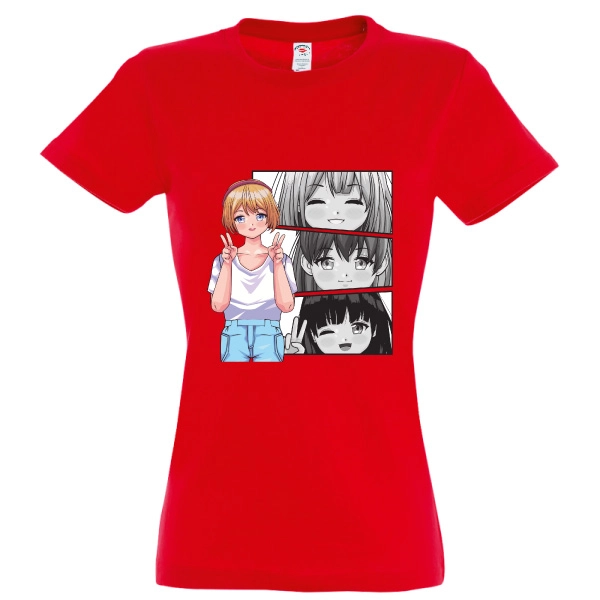 Tricou damă - Manga Girl