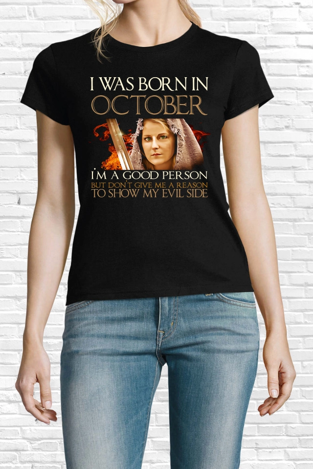 Tricou dama - Born in October