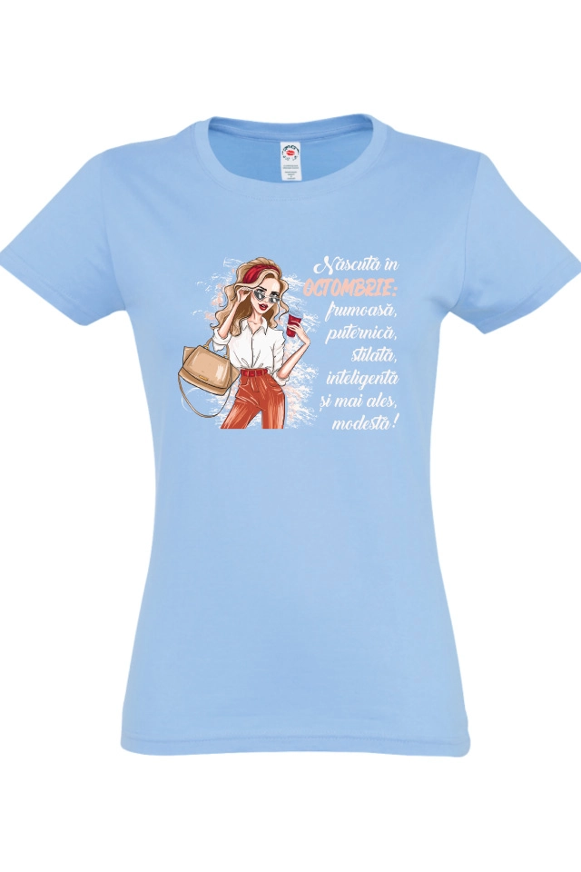 Tricou damă - Modesta de Octombrie