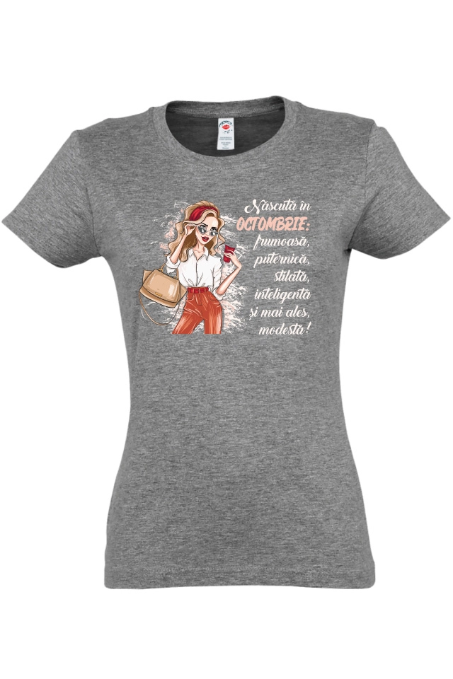 Tricou damă - Modesta de Octombrie