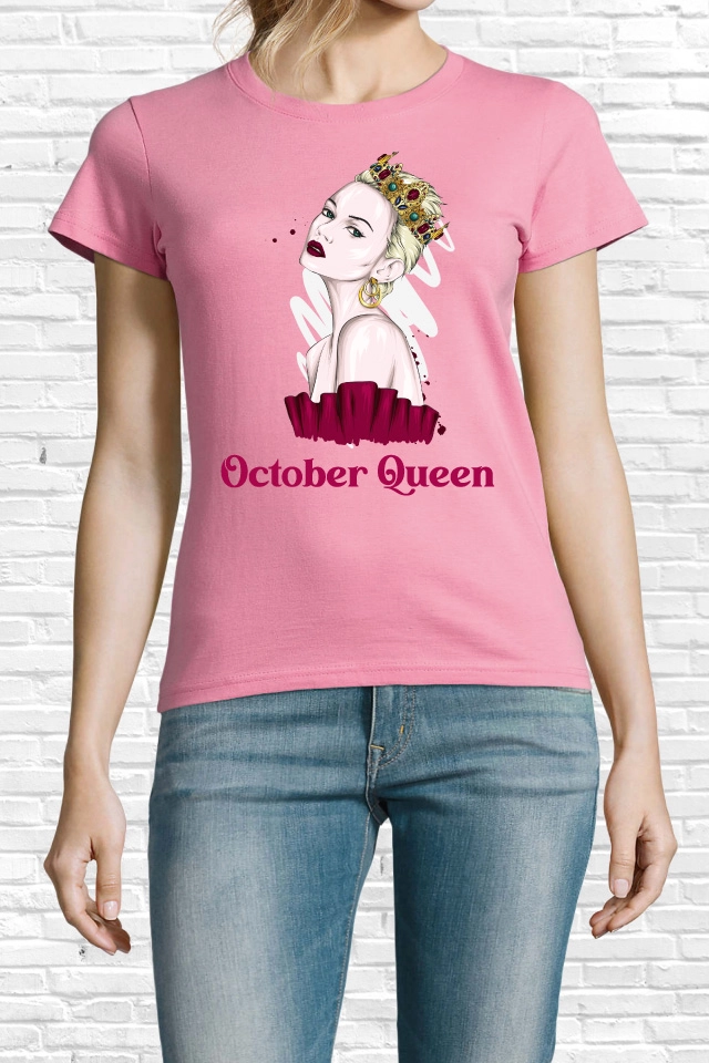 Tricou damă - October Queen