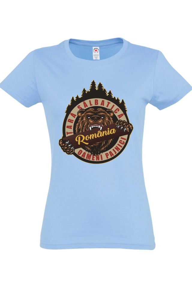 Tricou damă - România Țară Sălbatică