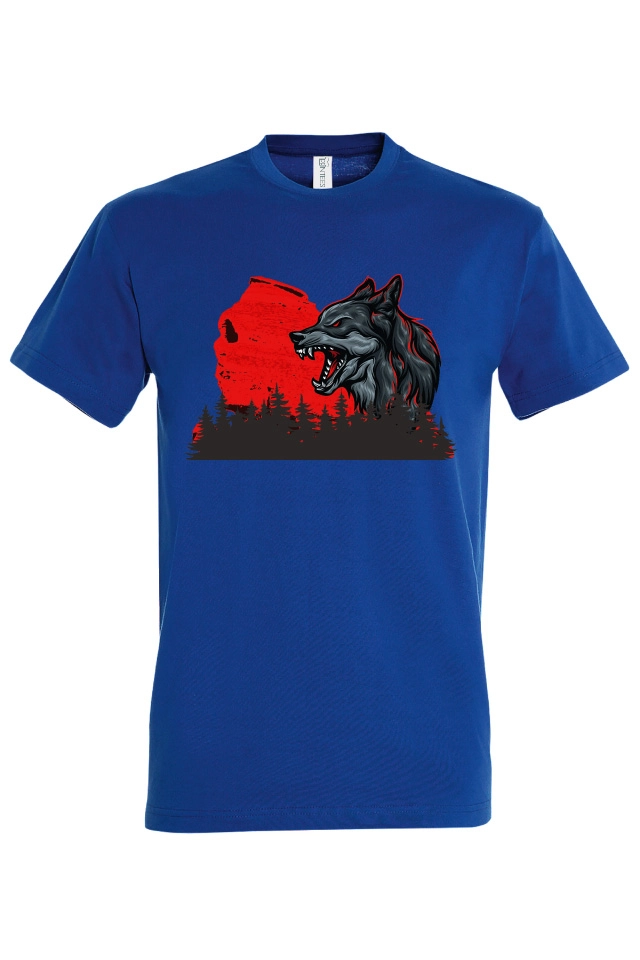 Tricou bărbat - Lup roșu