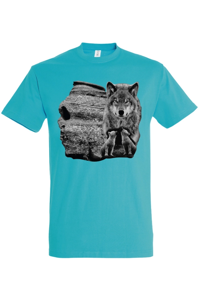 Tricou bărbat - Lupoaica cu pui