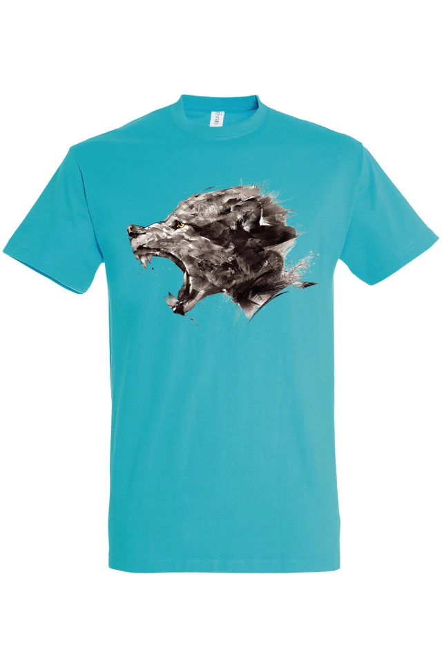 Tricou bărbat - Lup Abstract