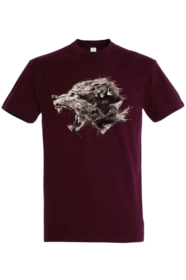 Tricou bărbat - Lup Abstract