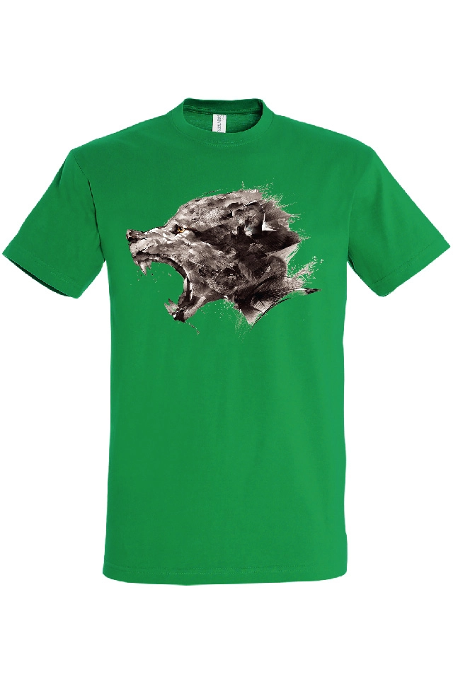 Tricou bărbat - Lup Abstract