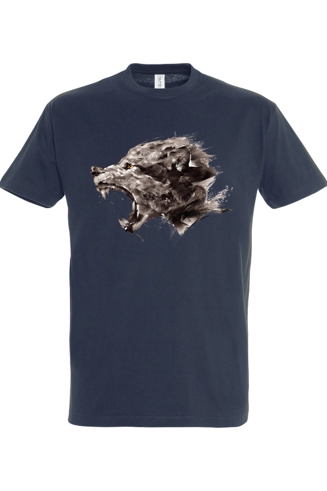 Tricou bărbat - Lup Abstract